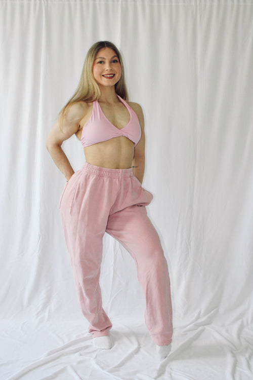 Origin V halterneck sports bra