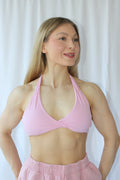 Origin V halterneck sports bra